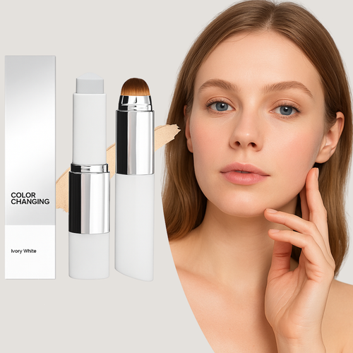 Baton de fond de teint à couleur changeante