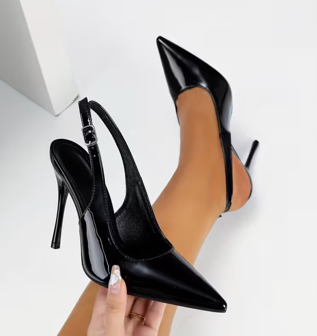 Escarpins ouverts à talons aiguilles élégants