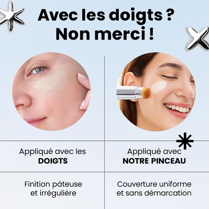 Baton de fond de teint à couleur changeante